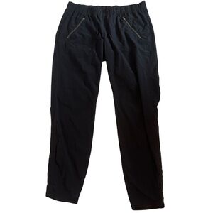Athleta Black Track Pants with Zipper Pockets